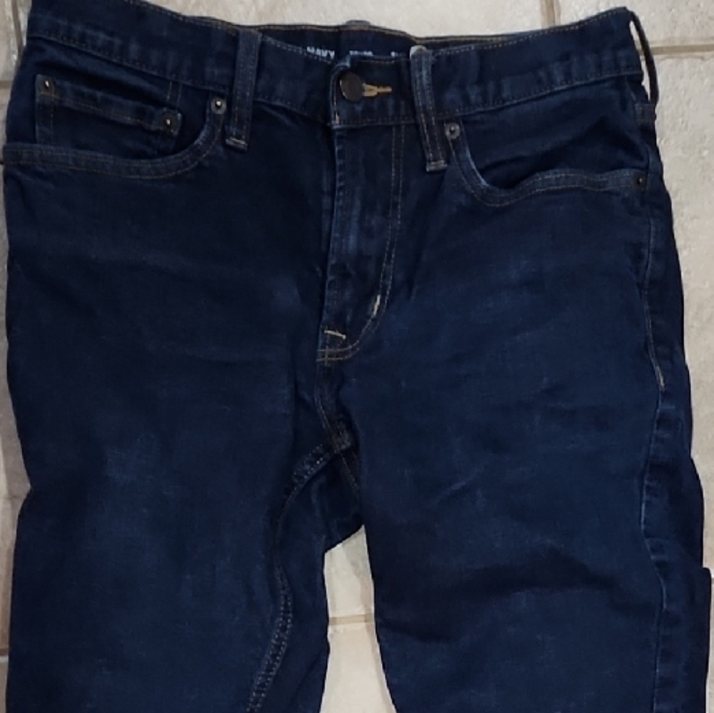 Old Navy Men's Dark Blue Skinny Jeans